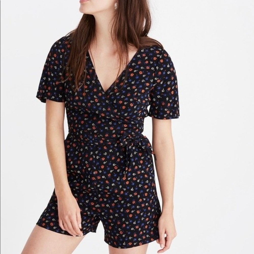 NWT Madewell Wrap-Front Romper size 2